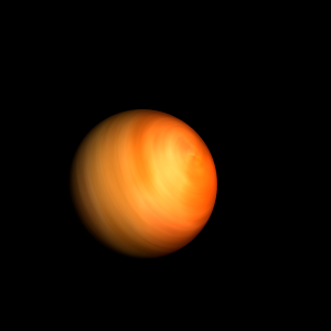 The artist's impression of NSC J1239-0054 b artist's rendition