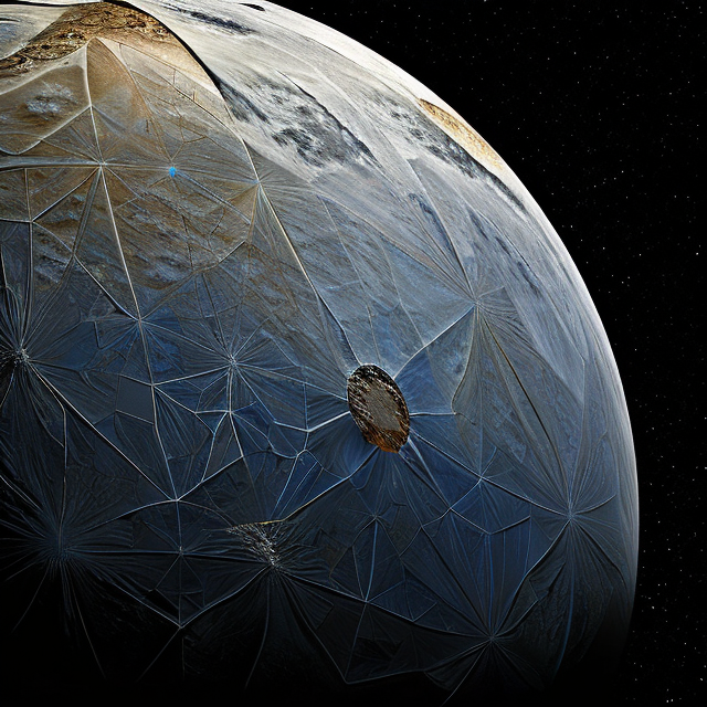 The artist's impression of OGLE-2005-169L b artist's rendition