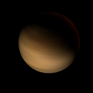 The artist's impression of OGLE-2008-BLG-092L Ab artist's rendition
