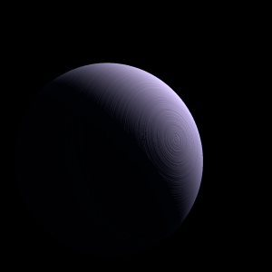 The artist's impression of OGLE-2013-BLG-1761L b artist's rendition