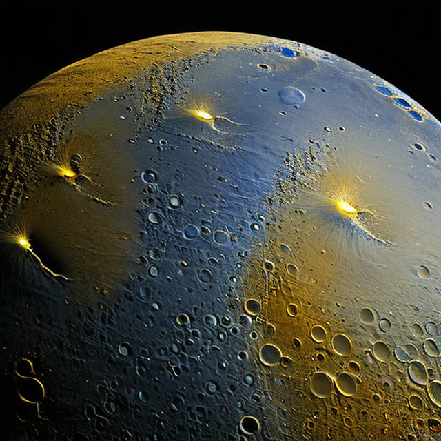 The artist's impression of OGLE-2014-BLG-1186L b artist's rendition
