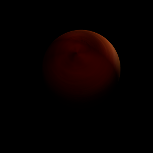 The artist's impression of OGLE-2014-BLG-1722L b artist's rendition