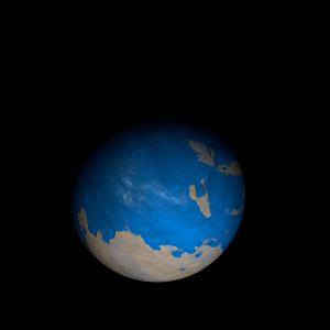 The artist's impression of OGLE-2017-BLG-0373L b artist's rendition