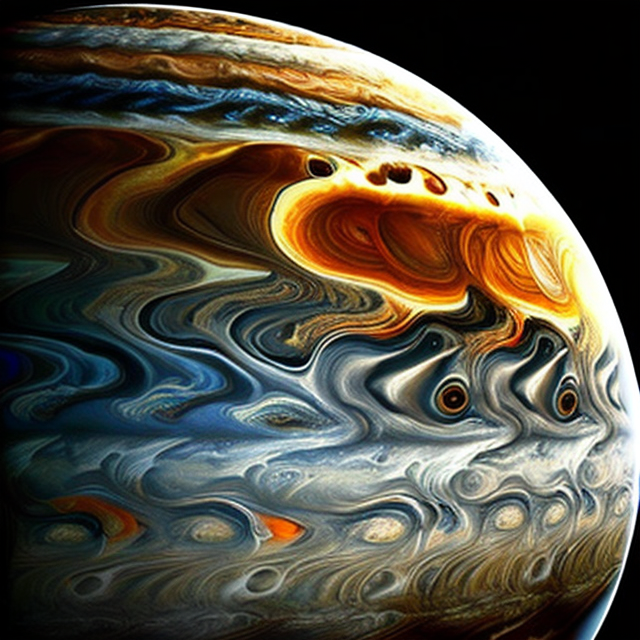The artist's impression of OGLE-2017-BLG-0406 b artist's rendition