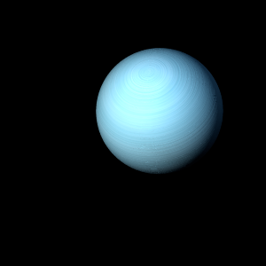 The artist's impression of OGLE-2017-BLG-0448 b artist's rendition