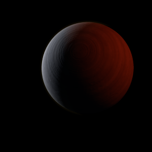 The artist's impression of OGLE-2017-BLG-0640 b artist's rendition