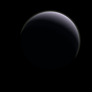The artist's impression of OGLE-2017-BLG-1099 b artist's rendition