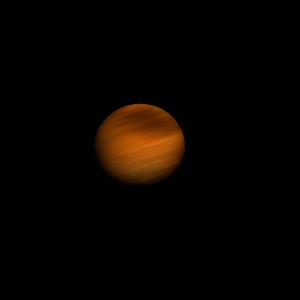 The artist's impression of OGLE-2017-BLG-1691L b artist's rendition