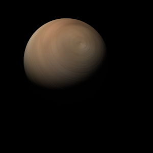 The artist's impression of OGLE-2018-BLG-0298 b artist's rendition