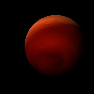 The artist's impression of OGLE-2018-BLG-0516 b artist's rendition