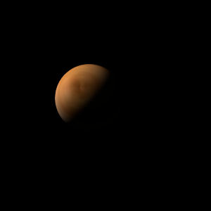 The artist's impression of OGLE-2019-BLG-0033 b artist's rendition