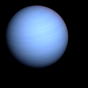 The artist's impression of OGLE-2019-BLG-0468L b artist's rendition