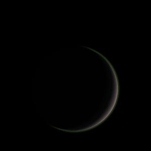 The artist's impression of OGLE-2019-BLG-1470L (AB)b artist's rendition
