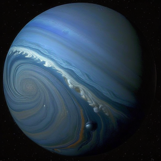 The artist's impression of Oph 98 b artist's rendition