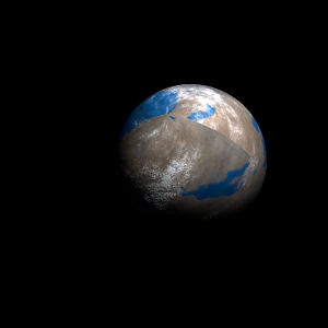 The artist's impression of psi1 Dra Bb artist's rendition
