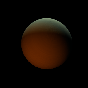 The artist's impression of PSO J077.1+24 artist's rendition