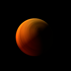 The artist's impression of PSO J228.6-29 artist's rendition