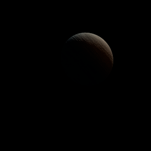 The artist's impression of PSR 1719-14 b artist's rendition
