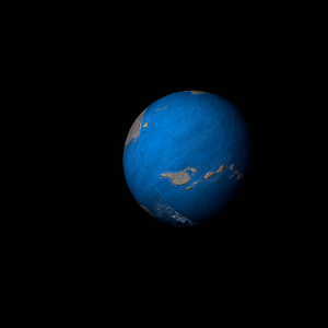 The artist's impression of PSR B1257+12 d artist's rendition