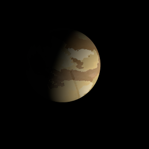 The artist's impression of PSR J0023-7203J b artist's rendition
