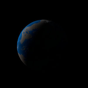 The artist's impression of PSR J0024-7204R b artist's rendition