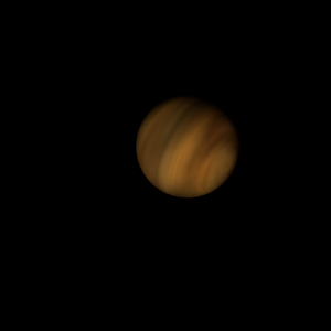 The artist's impression of PSR J0312-0921 b artist's rendition