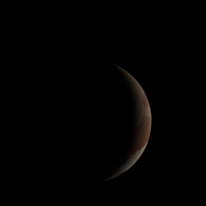 The artist's impression of PSR J1518+0204C b artist's rendition
