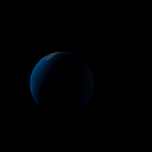 The artist's impression of PSR J1627+3219 b artist's rendition