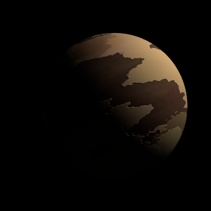 The artist's impression of PSR J1737-0314A b artist's rendition