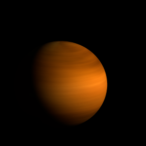 The artist's impression of PSR J1805+0615 b artist's rendition