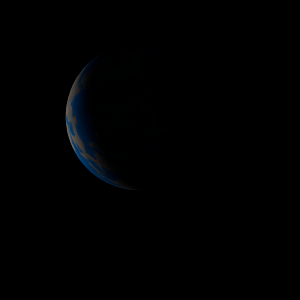 The artist's impression of PSR J2017-1614 b artist's rendition