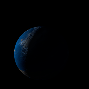 The artist's impression of PSR J2234+0944 b artist's rendition