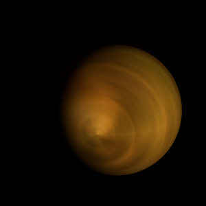 The artist's impression of ROXs 42B (AB)b artist's rendition