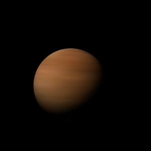 The artist's impression of S Ori 20 artist's rendition