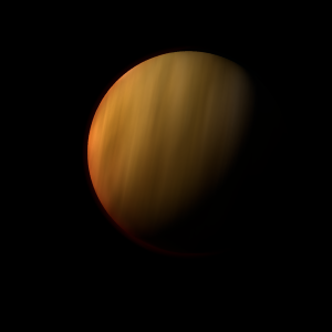 The artist's impression of S Ori 25 artist's rendition