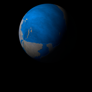 The artist's impression of Sand 178 b artist's rendition