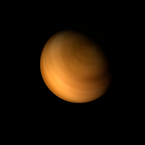 The artist's impression of SDSS J0247-1631 b artist's rendition