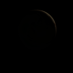 The artist's impression of SDSS J1208+3550 b artist's rendition