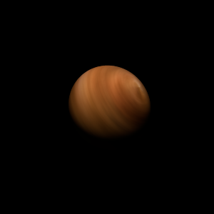 The artist's impression of SDSS J1435+1129 b artist's rendition