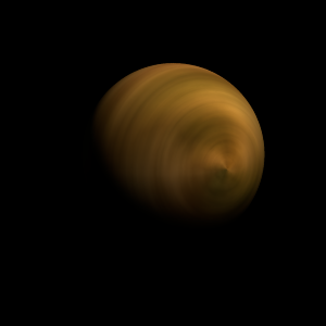 The artist's impression of sig Ori IRS 1 b artist's rendition