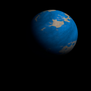 The artist's impression of SOI-4 b artist's rendition