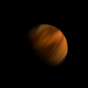 The artist's impression of SSS J1222-3115 b artist's rendition