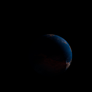 The artist's impression of tau Cet h artist's rendition