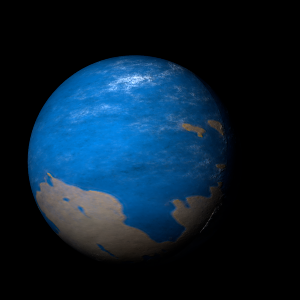 The artist's impression of TIC 139270665 c artist's rendition