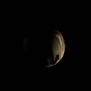 The artist's impression of TIC 303682623 b artist's rendition