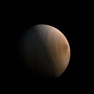 The artist's impression of TOI-1062 b artist's rendition