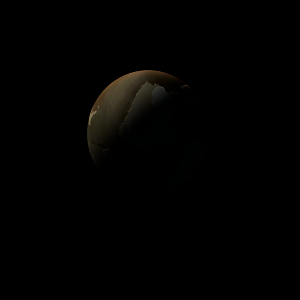 The artist's impression of TOI-1098 b artist's rendition