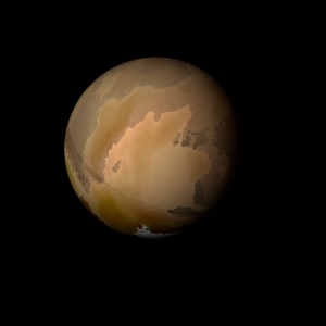 The artist's impression of TOI-1224 b artist's rendition