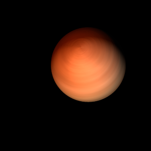 The artist's impression of TOI-1232 c artist's rendition