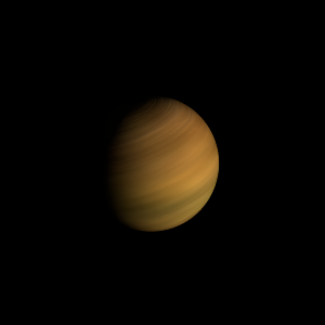 The artist's impression of TOI-1238 c artist's rendition